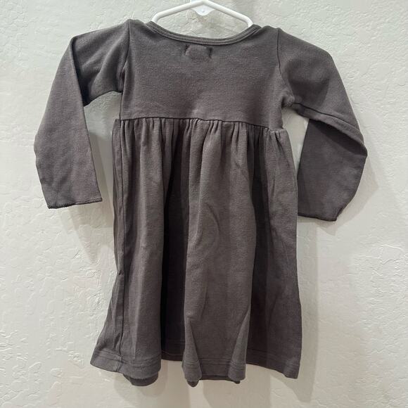 Peek Little Peanut Grey Long Sleeve Dress - Picture 5 of 6